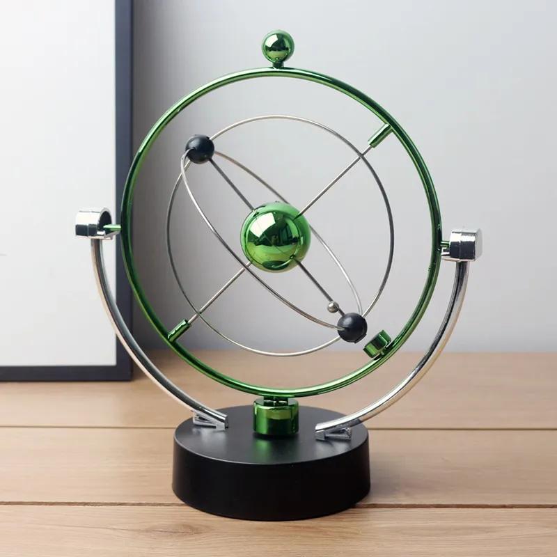 뉴턴 진자 공 균형 공 회전 영구 운동 물리 과학 진자 장난감 물리학 텀블러 공예 홈 인테리어